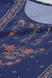 Indigo LIVA Straight Kurta image number 1